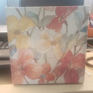 12x12 canvas wall decor floral